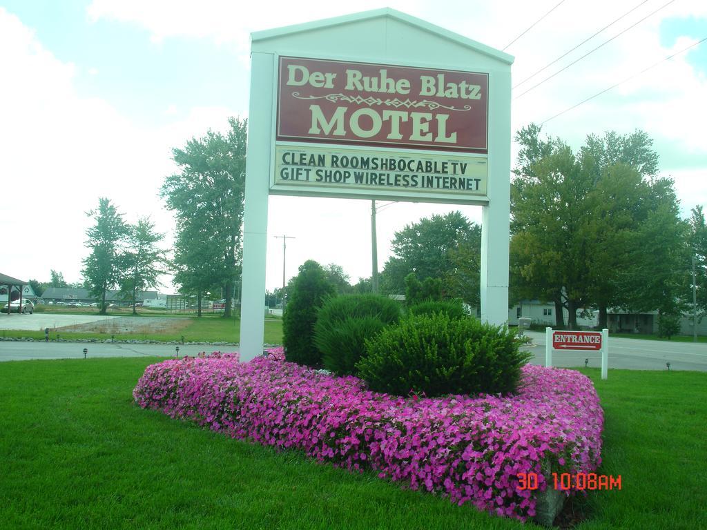 Der Ruhe Blatz Motel Shipshewana Exteriör bild